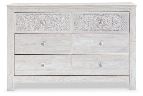 Paxberry Whitewash Dresser