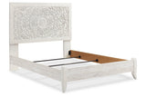 Paxberry Whitewash Queen Panel Bed