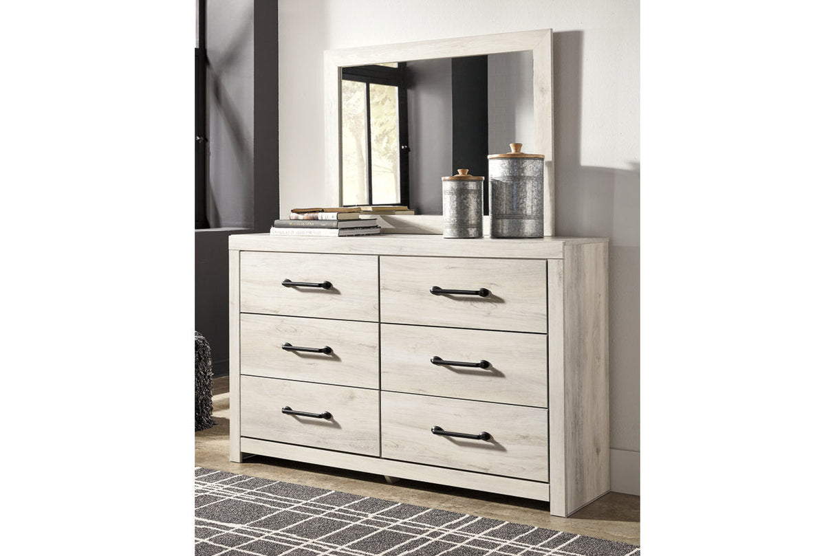 Cambeck Whitewash Dresser and Mirror