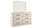 Cambeck Whitewash Dresser and Mirror