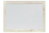 Cambeck Whitewash Bedroom Mirror (Mirror Only)