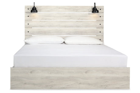 Cambeck Whitewash King Panel Bed