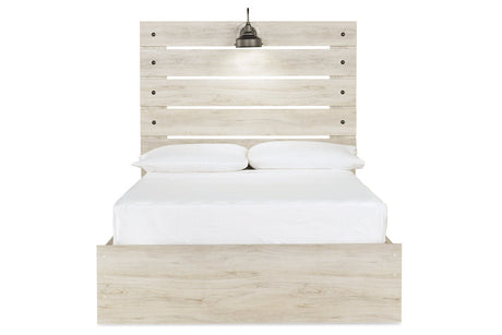 Cambeck Whitewash Full Storage Platform Bed with 2 Drawers by Ashley at Eve Furniture