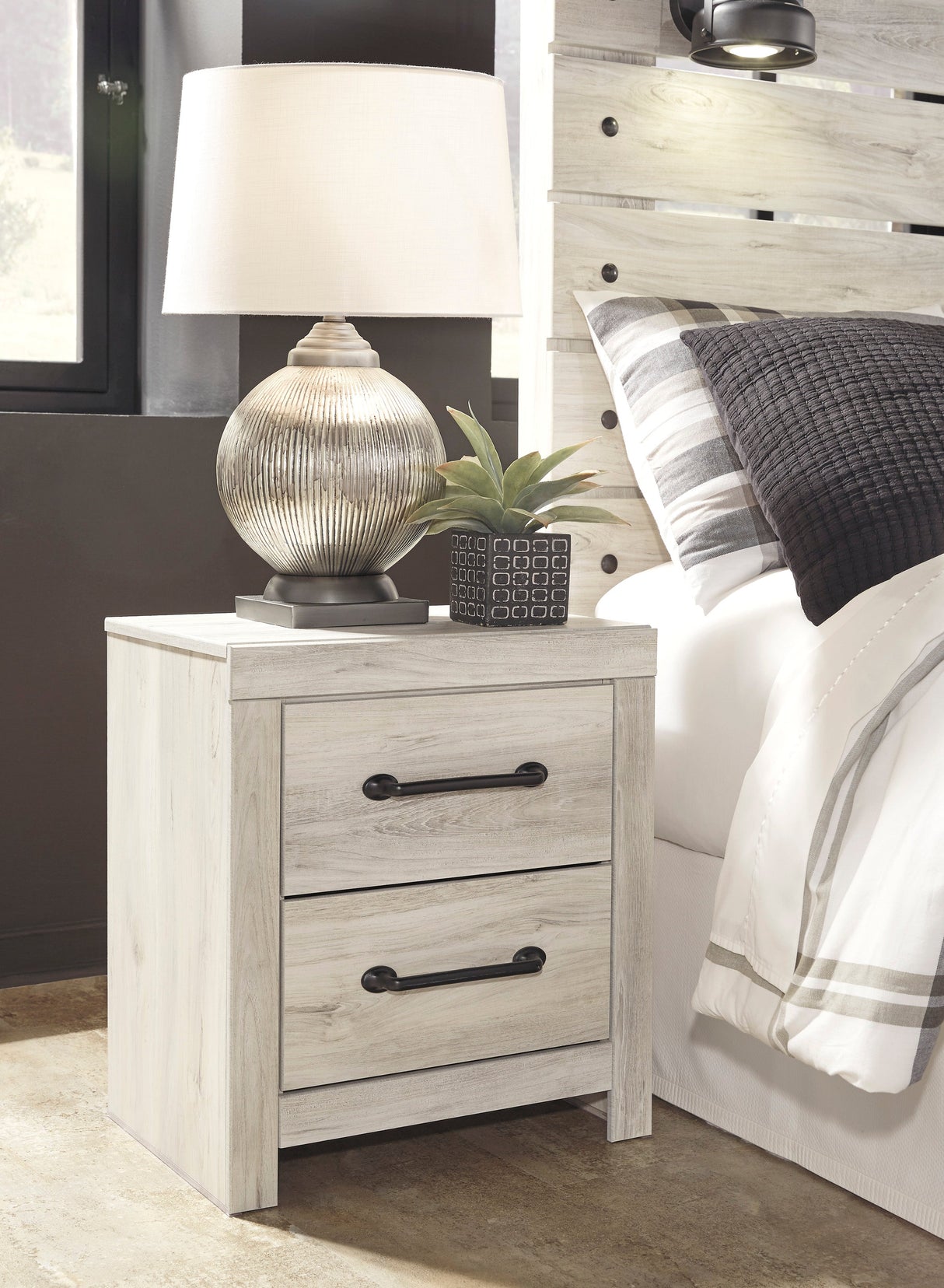 Cambeck Whitewash Panel Youth Bedroom Set