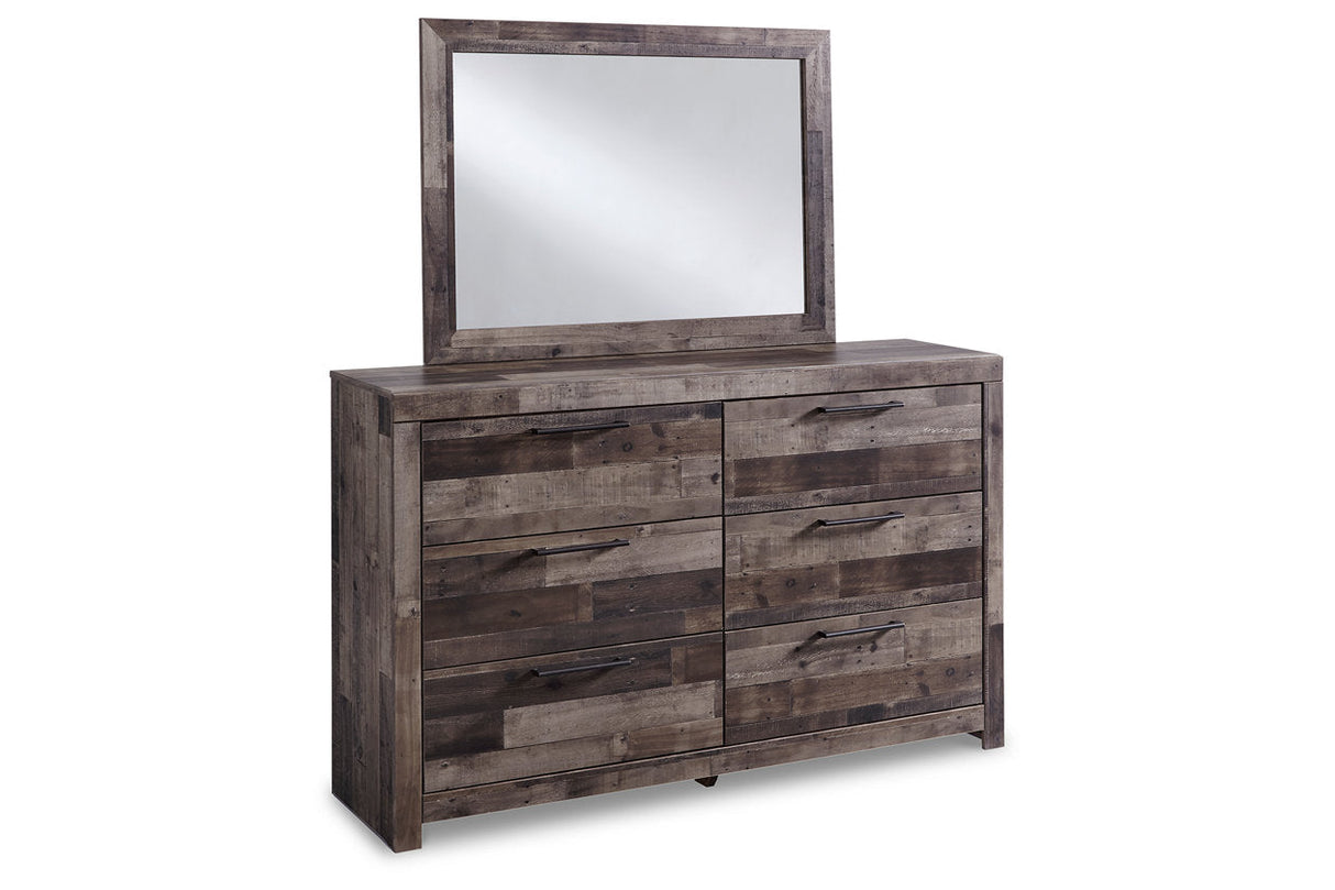 Derekson Multi Gray Dresser and Mirror