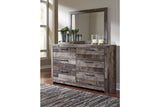 Derekson Multi Gray Dresser and Mirror