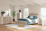 Charbitt Two-tone Queen Panel Bed