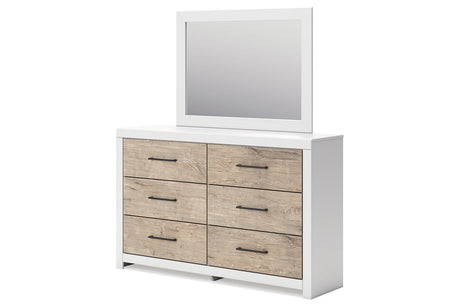 Charbitt Two-tone Dresser and Mirror