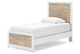 Charbitt Two-tone Twin Panel Bed