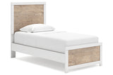 Charbitt Two-tone Twin Panel Bed