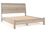 Hasbrick Tan King Panel Bed