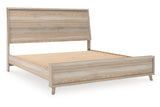 Hasbrick Tan King Panel Bed