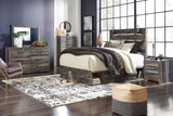 Drystan Multi Double Side Storage Platform Bedroom Set