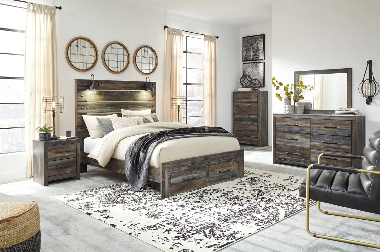 Drystan Multi Footboard Storage Bedroom Set