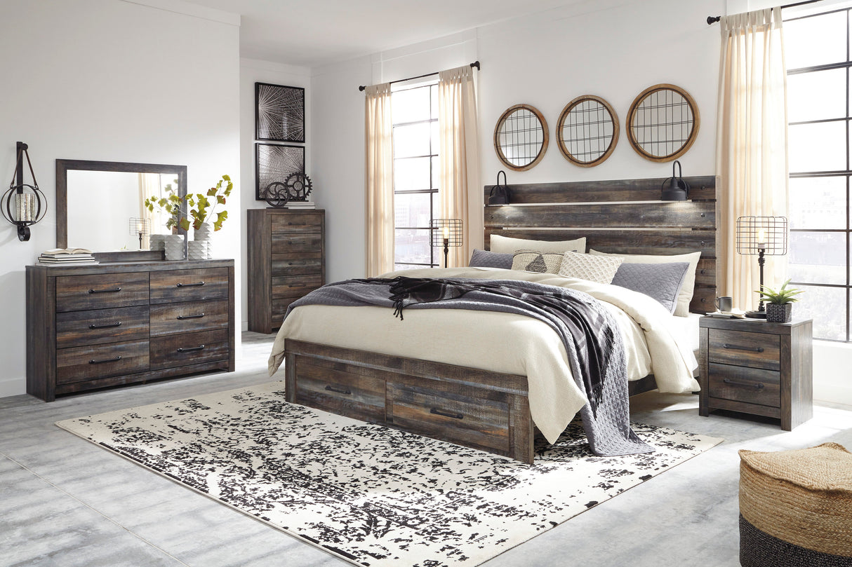 Drystan Multi Footboard Storage Bedroom Set