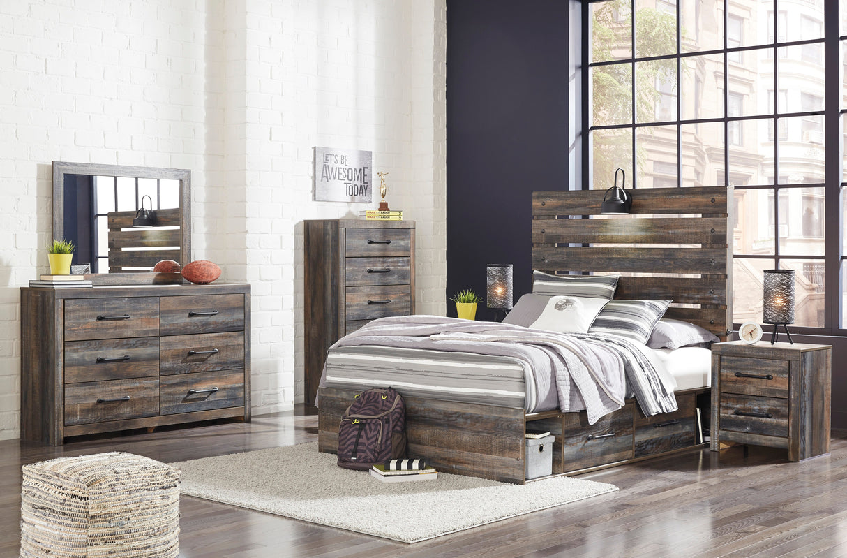 Drystan Multi Side Storage Platform Youth Bedroom Set