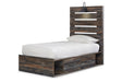 Drystan Multi LED Twin Storage Platform Bed with 2 Drawers by Ashley at Eve Furniture