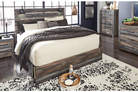 Drystan Multi King Platform Bed with 4 Storage Drawers