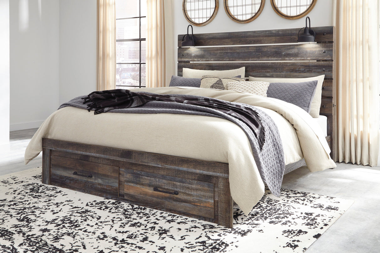 Drystan Multi Footboard Storage Bedroom Set