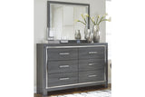 Lodanna Gray Dresser and Mirror