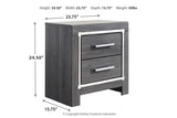 Lodanna Gray Nightstand