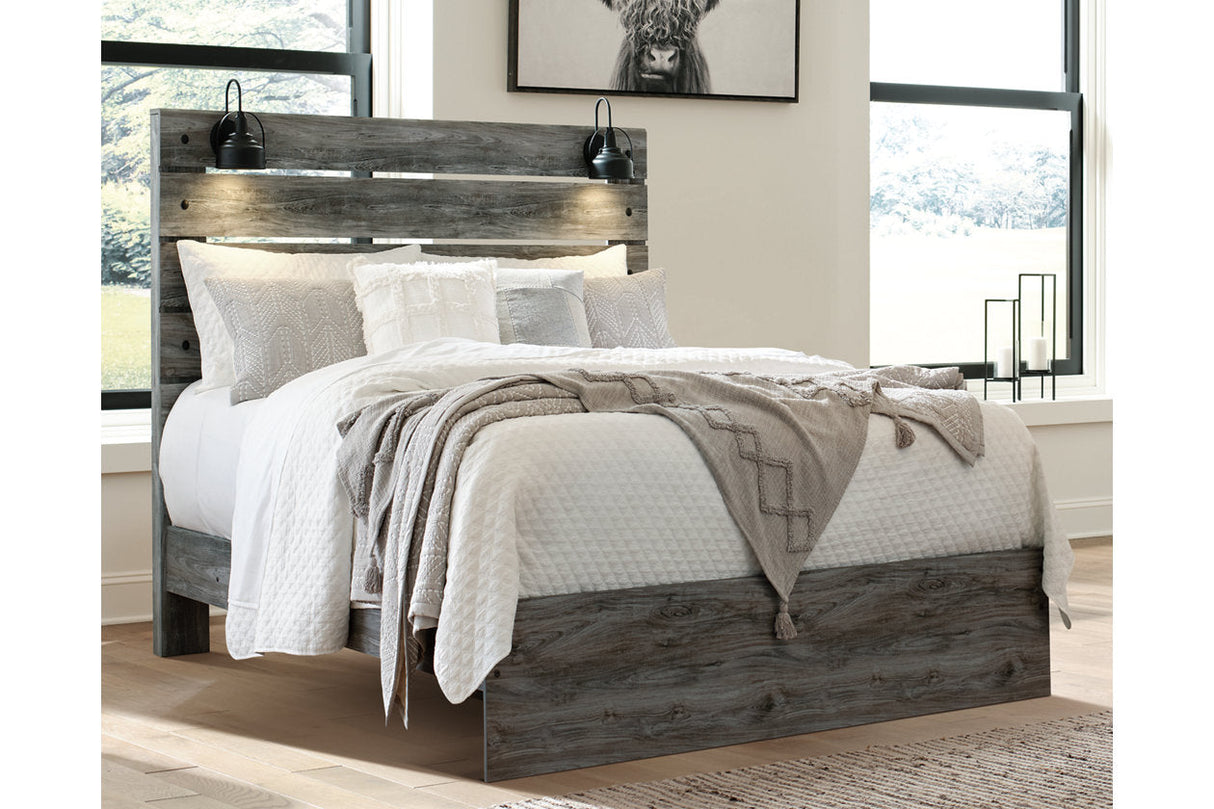 Baystorm Gray Queen Panel Bed