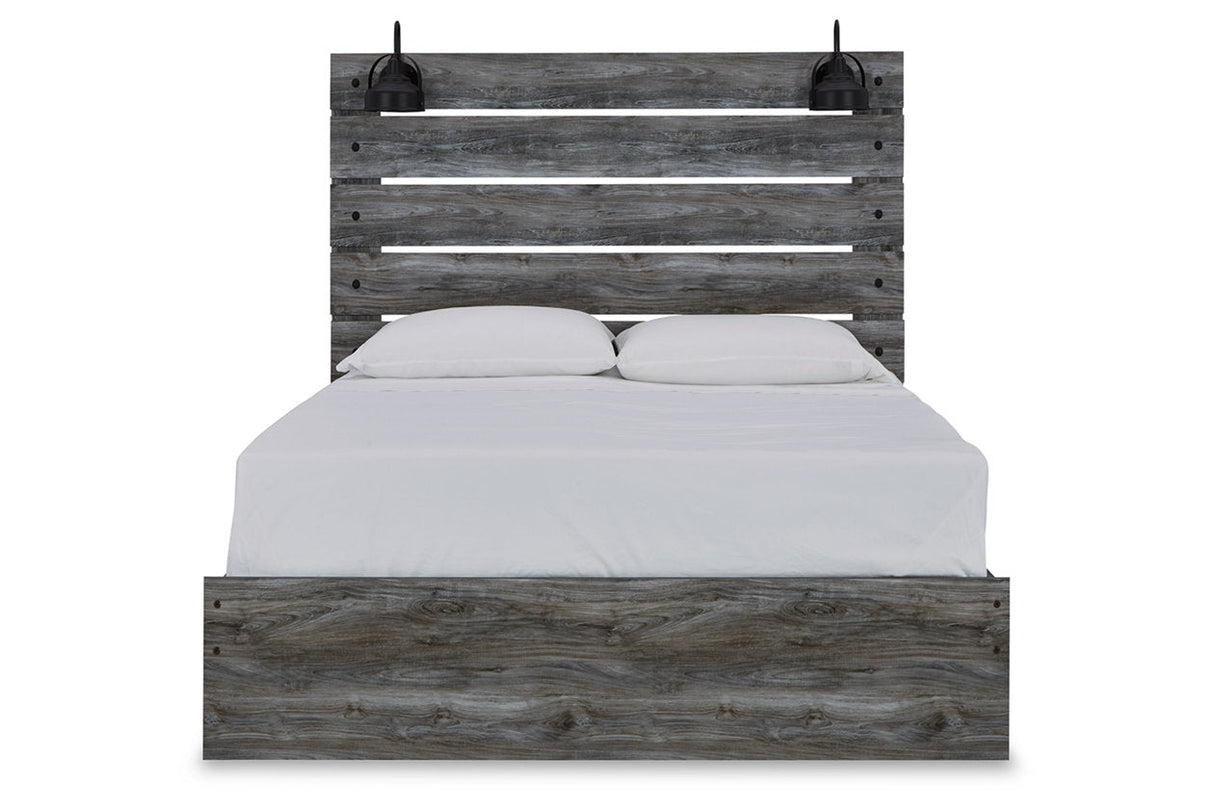 Baystorm Gray Queen Panel Bed