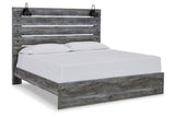 Baystorm Gray King Panel Bed