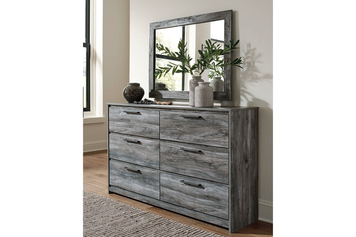 Baystorm Gray Dresser and Mirror