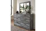 Baystorm Gray Dresser and Mirror