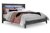 Baystorm Gray King Panel Bed