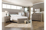 Zelen Warm Gray Dresser and Mirror