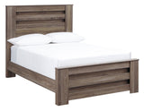 Zelen Warm Gray Panel Youth Bedroom Set