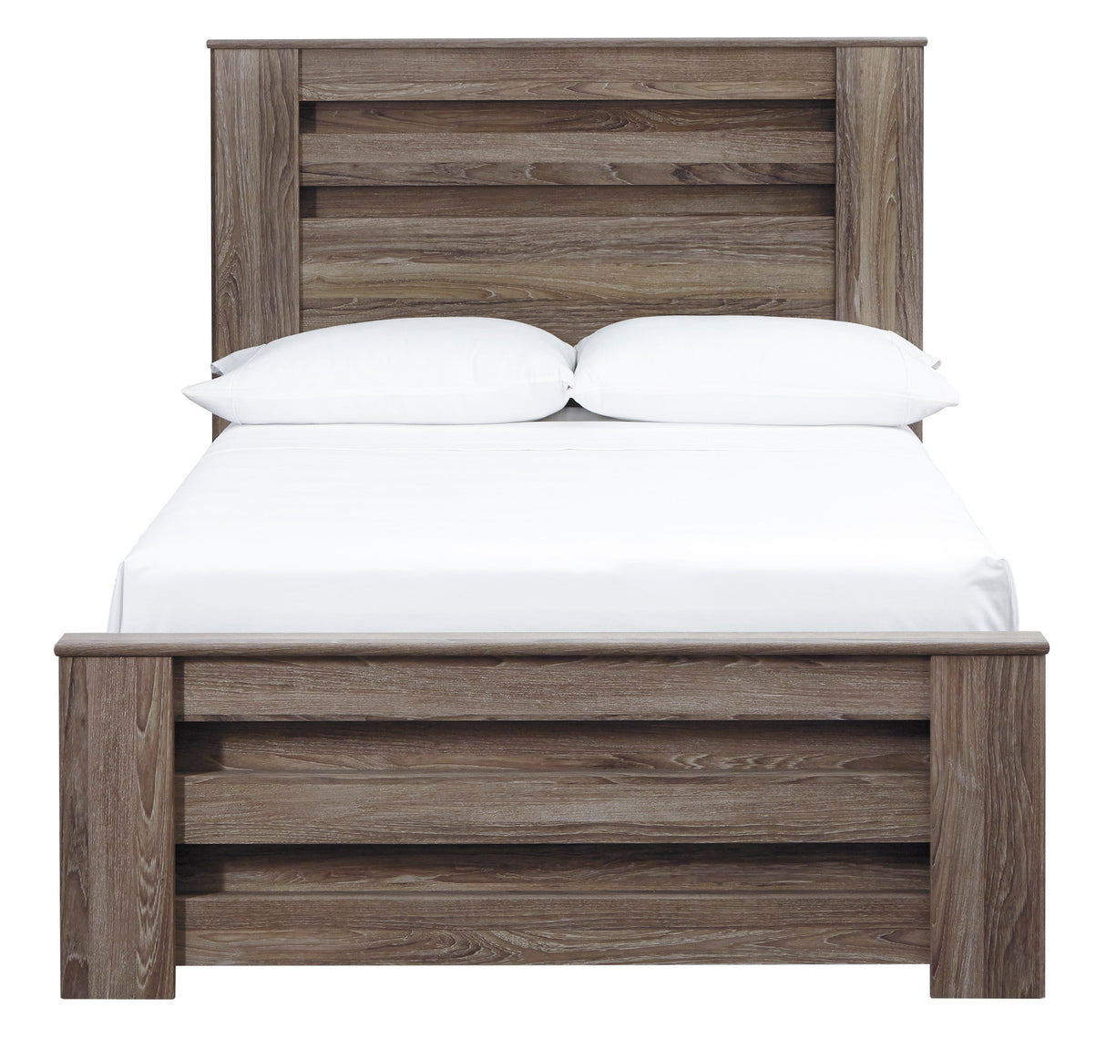 Zelen Warm Gray Panel Youth Bedroom Set