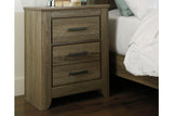 Zelen Warm Gray Nightstand