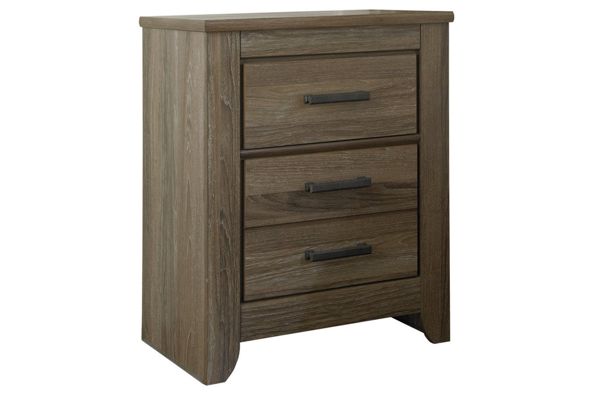 Zelen Warm Gray Nightstand