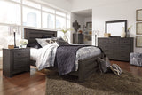 Brinxton Charcoal King Panel Bed