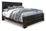 Brinxton Charcoal King Panel Bed