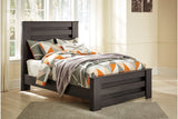 Brinxton Charcoal Full Panel Bed