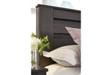 Brinxton Charcoal Full Panel Bed