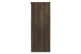 Juararo Dark Brown Dresser and Mirror