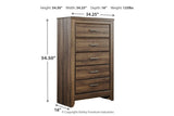 Juararo Dark Brown Chest of Drawers