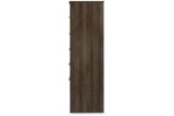 Juararo Dark Brown Chest of Drawers