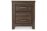 Juararo Dark Brown Nightstand