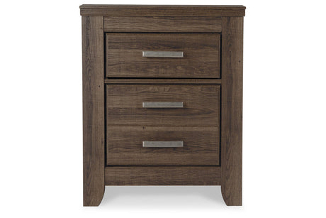 Juararo Dark Brown Nightstand