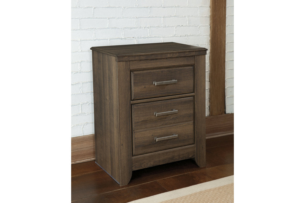 Juararo Dark Brown Nightstand