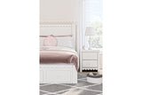 Mollviney White Full Panel Storage Bed