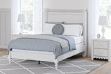 Mollviney White Full Panel Bed