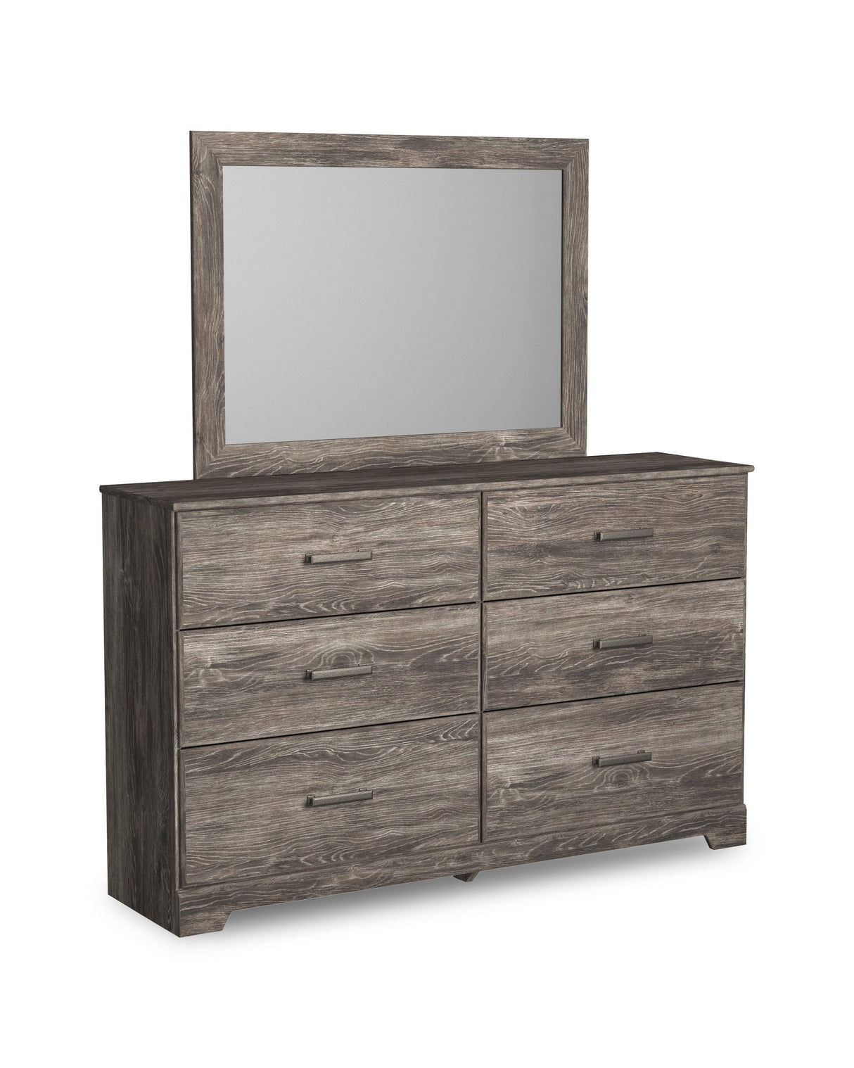 Ralinksi Gray Dresser and Mirror