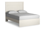 Stelsie White Full Panel Bed